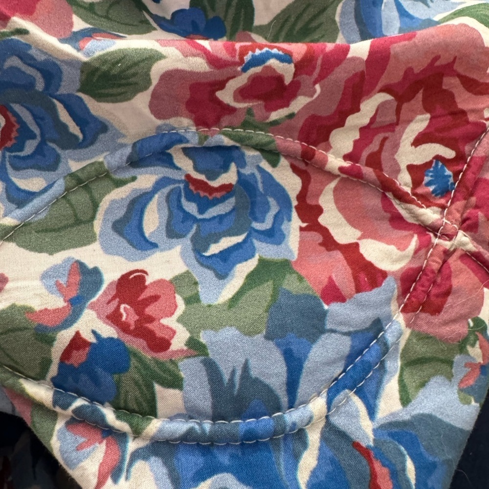 Batsheva Floral Print Cotton Poplin Embroidered Maxi Dress Cottagecore Boho NEW - Picture 12 of 16